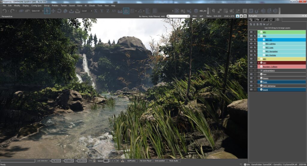 CryEngine: a game engine.