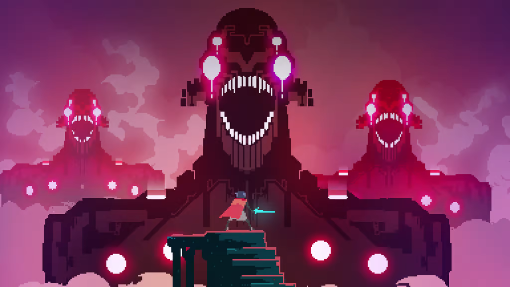 Hyper Light Drifter shot.